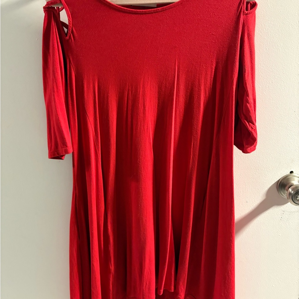 Elegant Red Women's Top